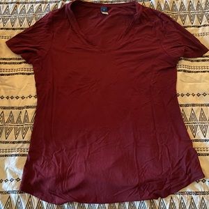 Maroon Old Navy Tee